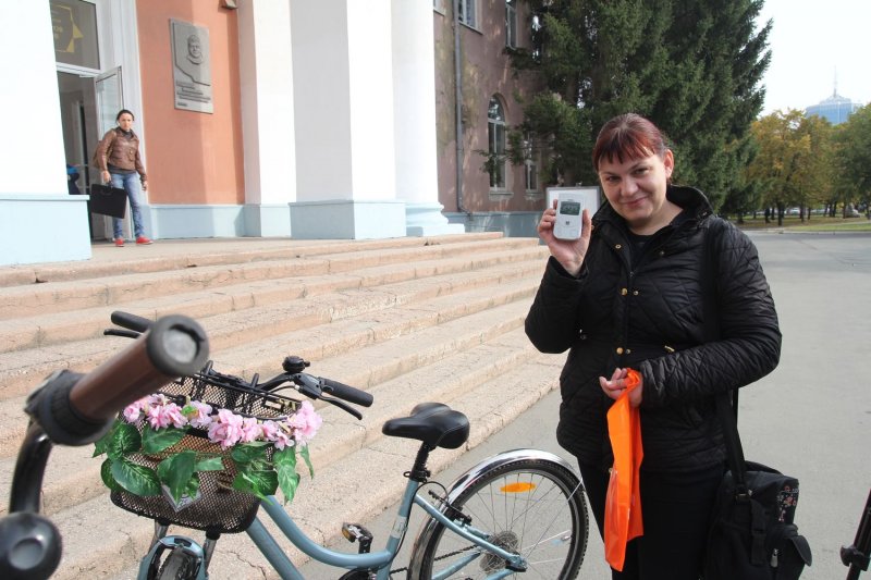 Фото к Участники  «Атомного велопробега» в 12 российских городах убедились: радиация в норме