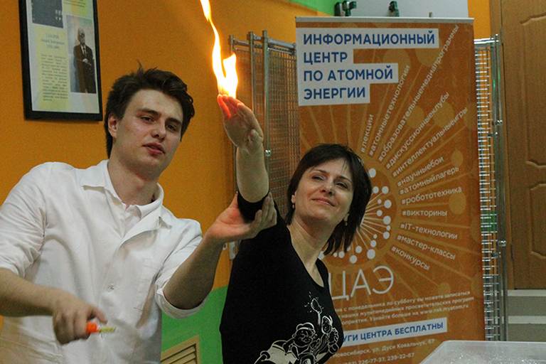 Фото к «Космический марафон»: более 1500 человек стали участниками мероприятий ИЦАЭ в канун празднования Дня космонавтики