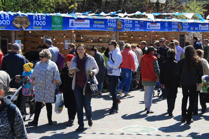 Фото к Сто счастливых селфи: ИЦАЭ Калининграда принял участие в Fish Food Festival 2016